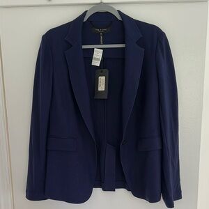 rag & bone Blue Blazer Classic Notched Lapel